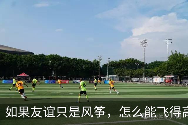 如果友谊只是风筝，怎么能飞得高呢？